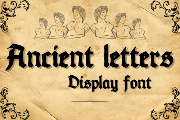 Ancient Letters: A Blackletter Font for Timeless Branding and Creative Design