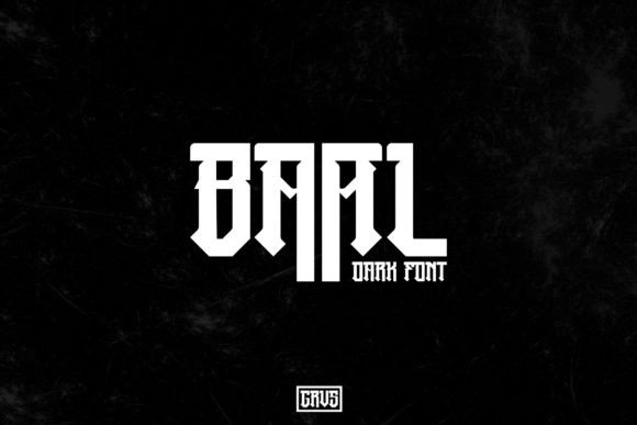 Ba Al: A Bold Blackletter Font for Brand Identity