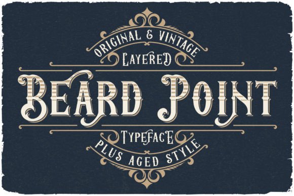 Beard Point: A Vintage Blackletter Font for Brands