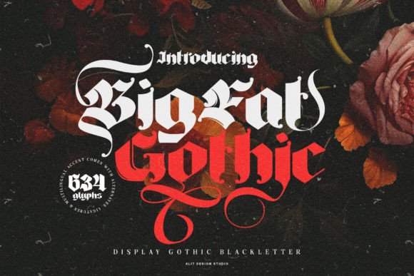 Big Fat Gothic: A Bold Blackletter Font for Editorial Impact