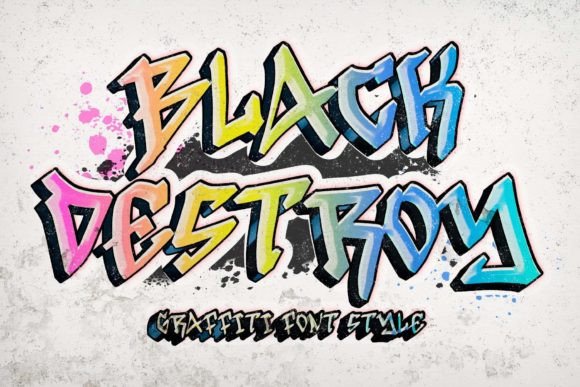 Black Destroy: A Bold Blackletter Font for Editorial Design