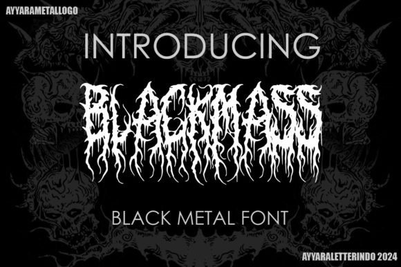 Black Mass: A Bold Blackletter Font for Striking Branding and Band Logos