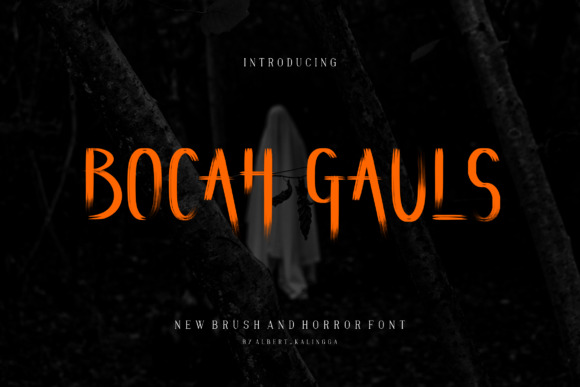 Bocah Gauls: A Brush Horror Font for Bold Designs