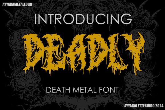 Deadly: A Bold Blackletter Font for Striking Business Branding