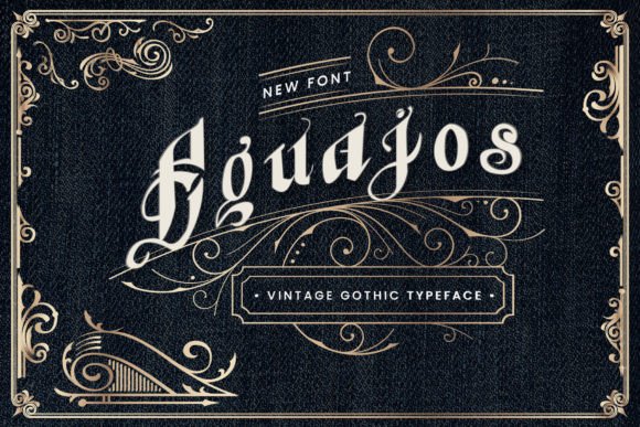 Equajos: A Bold Blackletter Font for Editorial Design