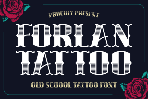Forlan Tattoo Font: Bold Blackletter Style for Digital Branding and Web Design