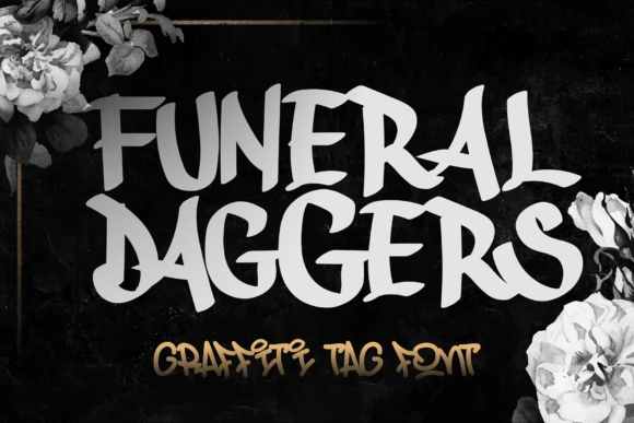 Funeral Daggers: A Dark Horror Font for Campaigns