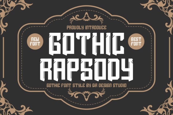 Gothic Rapsody: A Bold Blackletter Font for Campaigns