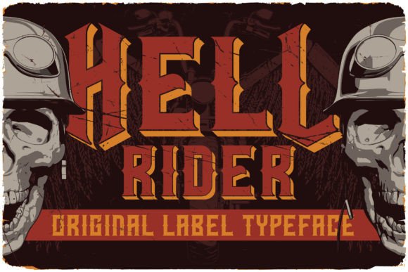 Hell Rider: A Vintage Blackletter Font for Bold Branding