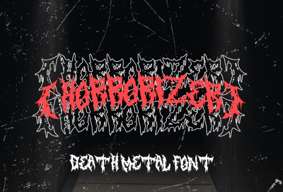 Horrorizer: A Death Metal Font for Web Design