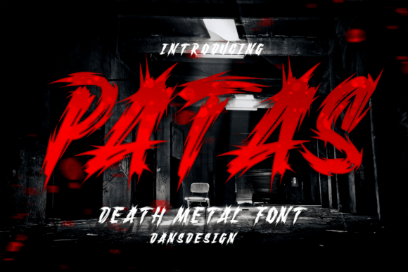How Patas Font Elevates Horror-Themed Campaigns with Intimidating Typography