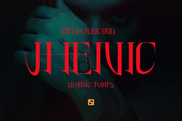 Jhenic: A Gothic Serif Font for Digital Design