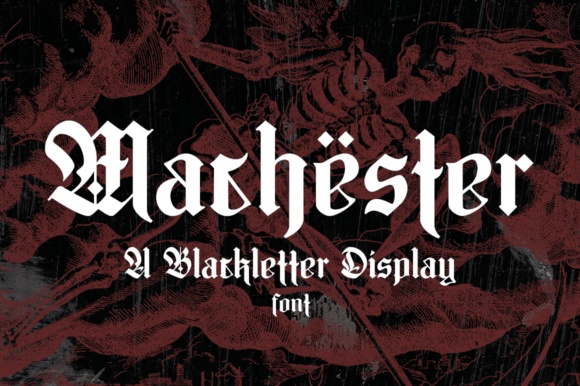 Machester: A Bold Blackletter Font for Modern Marketing Designs