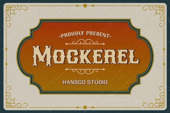 Mockerel: A Vintage Blackletter Font for Makers