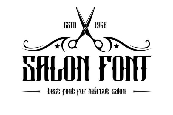 Salon: A Vintage Blackletter Font for Makers