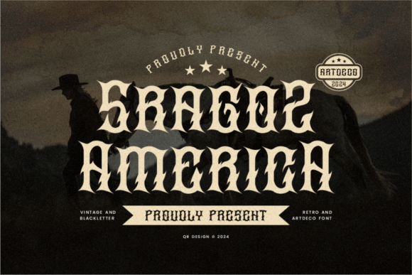 Sragoz America: Bold Blackletter Font for Striking Digital Campaigns