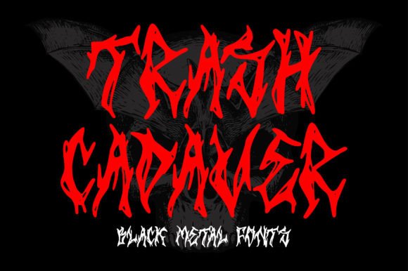 Trash Cadaver: A Blackletter Font for Intense Campaigns