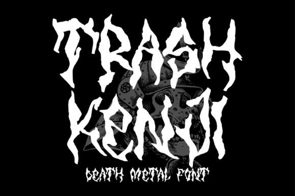 Trash Kenji: A Bold Death Metal Font for Editorial Impact